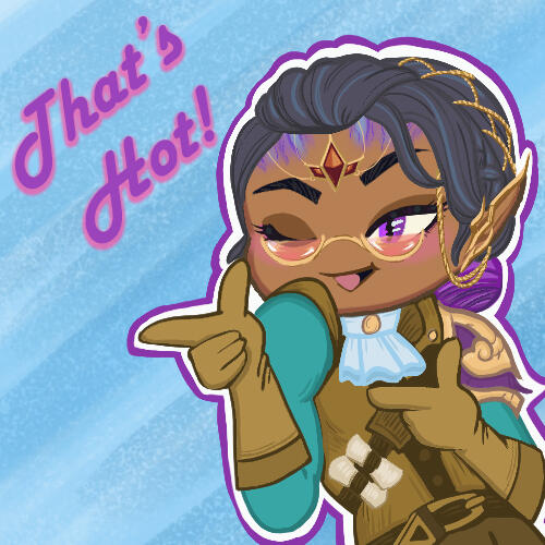 Yyiri_That'sHot Discord Sticker