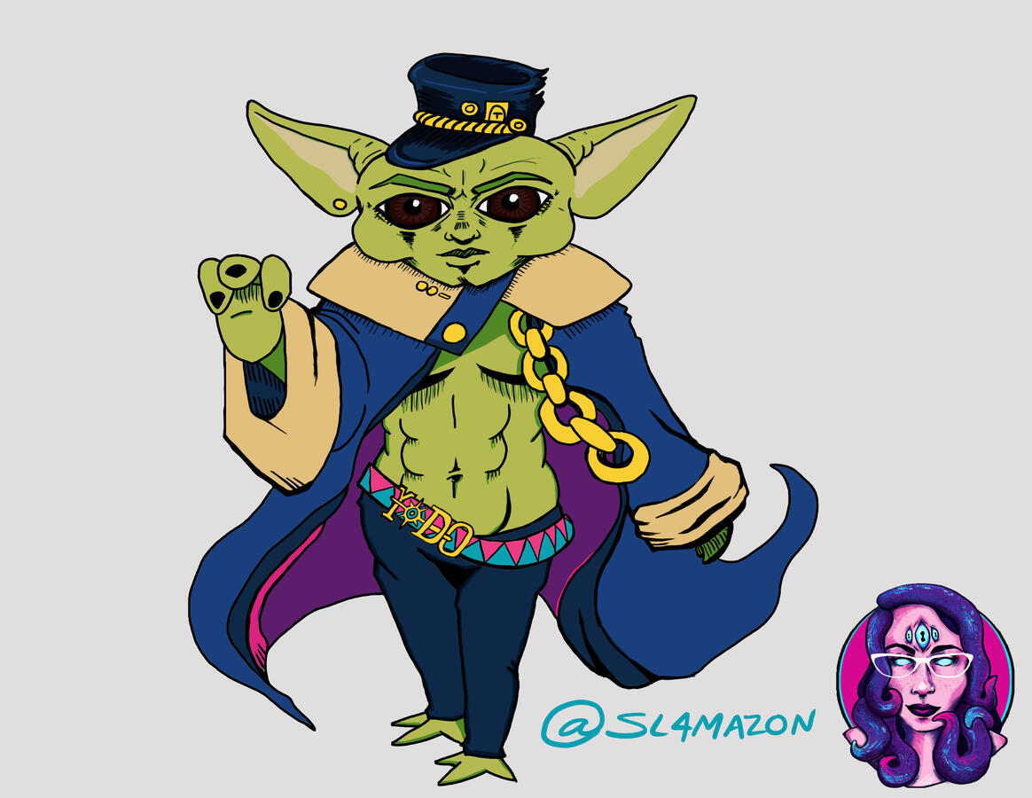 Baby Yoda JoJo edition