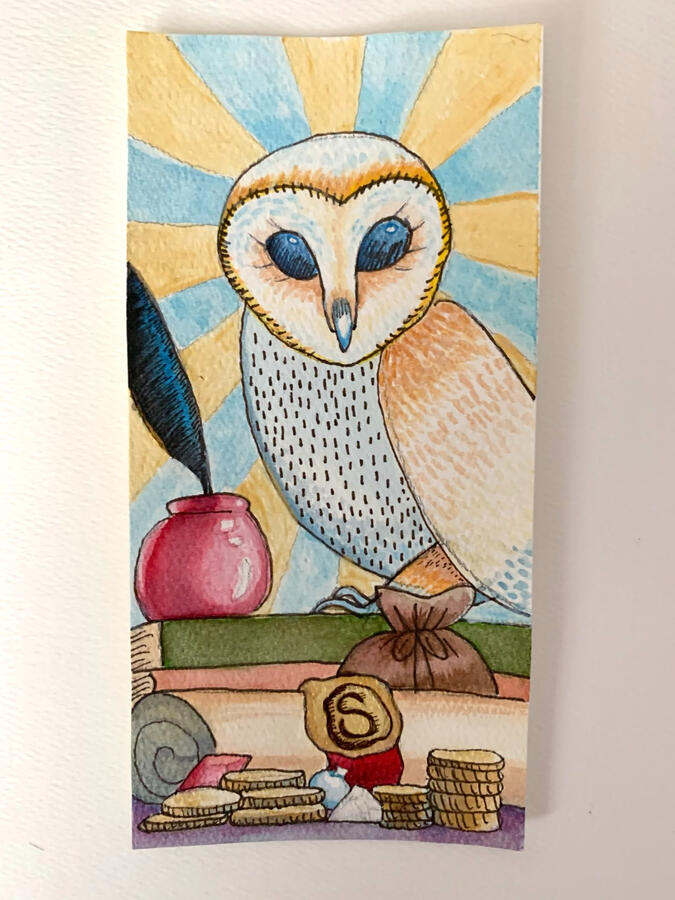 Sidra Tarot watercolor